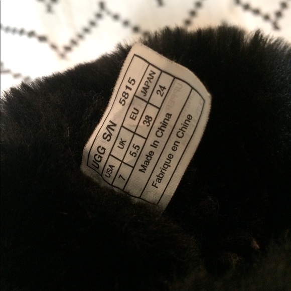 Uggs Tall Black size 7 - Picture 5 of 6